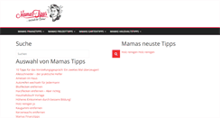Desktop Screenshot of mamas-tipps.com