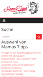 Mobile Screenshot of mamas-tipps.com